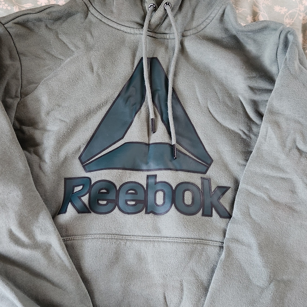 Reebok Gray Hoodie with Logo